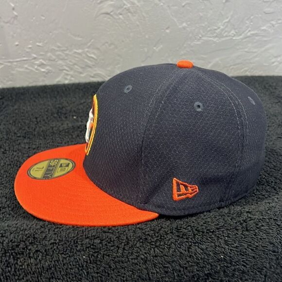 🔥⚾️ HOUSTON ASTROS  New Era 59Fifty Fitted Hat MLB19 Batting Practice Sz 7-1/8” - Picture 5 of 9